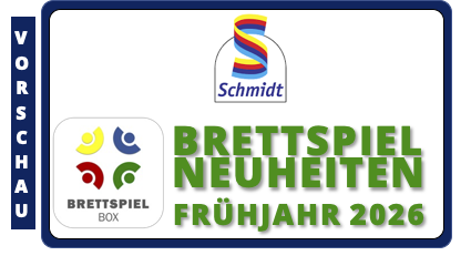 Schmidt Spiele - Brettspiel Neuheiten Frühjahr 2026 Brettspielbox Vorschau