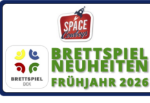 Brettspiel Neuheiten – Frühjahr 2026: Space Cowboys