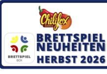 Brettspiel Neuheiten – Herbst 2026: Chilifox Games