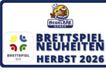 Brettspiel Neuheiten – Herbst 2026: HeidelBÄR Games