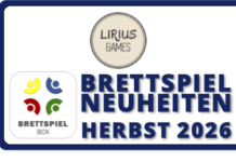 Brettspiel Neuheiten – Herbst 2026: Lirius Games