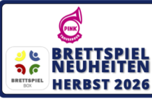 Brettspiel Neuheiten – Herbst 2026: Pink Troubadour