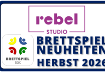 Brettspiel Neuheiten – Herbst 2026: Rebel Studio